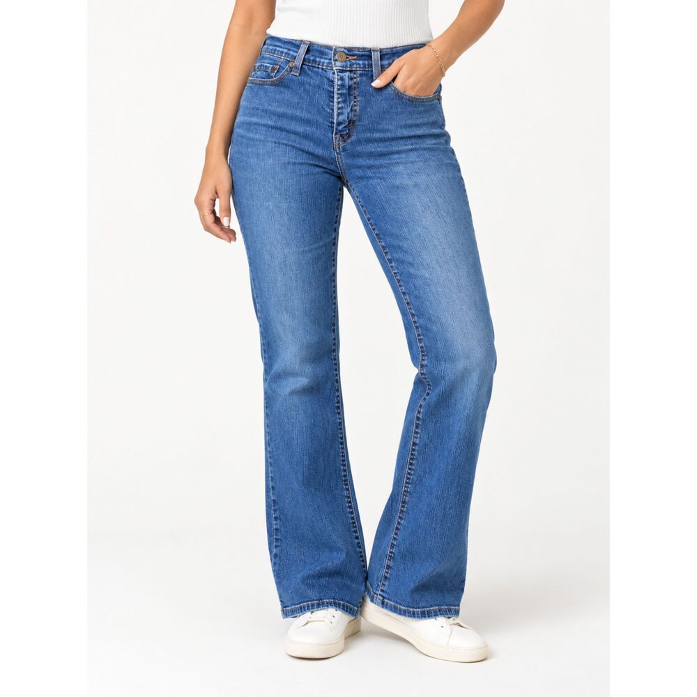 Levi's 512 Women's 8 Bootcut Jeans Perfectly Slimming Y2K Medium Wash Stretch
